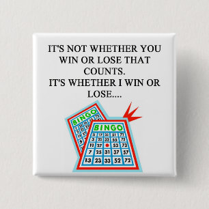 Chapa Cuadrada regalos del jugador del bingo