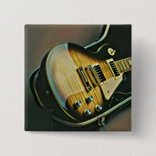 Chapa Cuadrada Regalos para guitarrista