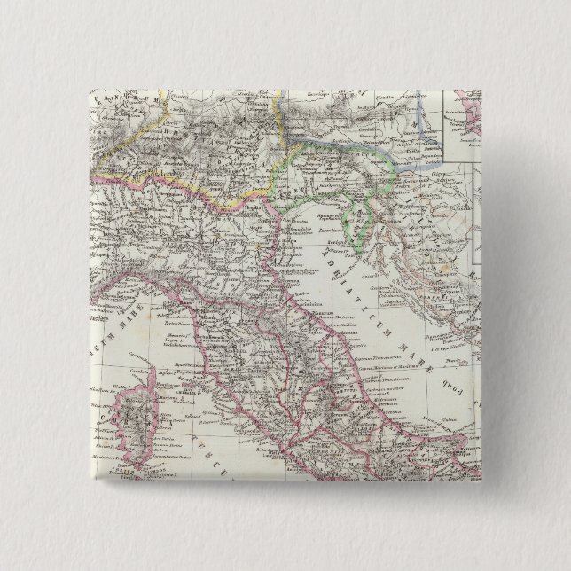 Chapa Cuadrada Región de Roma Italia (Anverso)