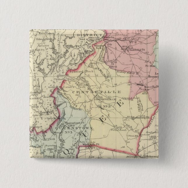 Chapa Cuadrada Reina Ana (Anverso)