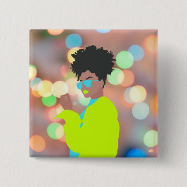 Chapa Cuadrada Reina bailarina.