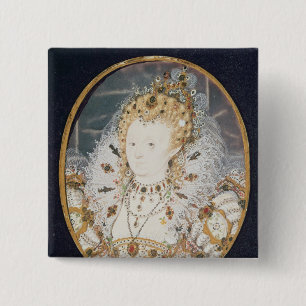 Chapa Cuadrada Reina Elizabeth I, c.1595-1600