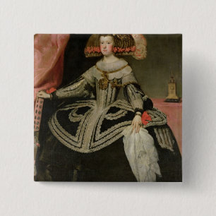 Chapa Cuadrada Reina Maria Ana de Austria, C. 1652