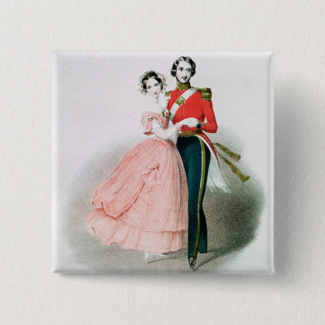 Chapa Cuadrada Reina Victoria (Anverso)