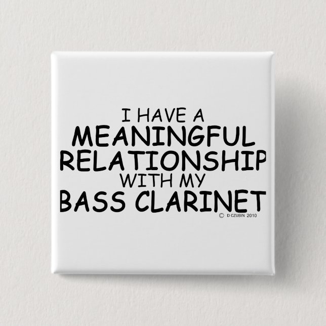 Chapa Cuadrada Relación significativa Bass Clarinet (Anverso)