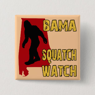 Chapa Cuadrada Reloj de Bama Squatch