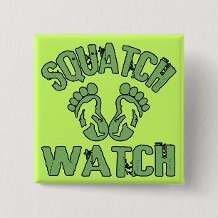 Chapa Cuadrada Reloj de Squatch