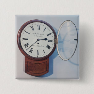 Chapa Cuadrada Reloj del dial del tronco, Londres, 1850