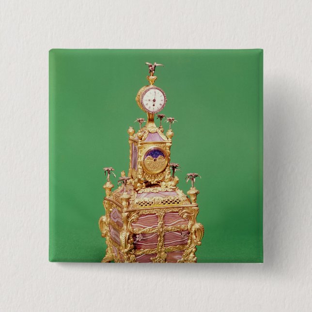 Chapa Cuadrada Reloj del gabinete, c.1766 (Anverso)