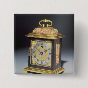 Chapa Cuadrada Reloj miniatura del soporte