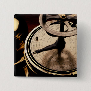 Chapa Cuadrada Reloj solar equinoccial el   1880