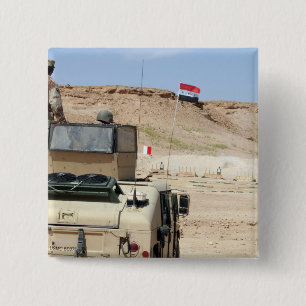 Chapa Cuadrada Relojes de un instructor como soldado iraquí del