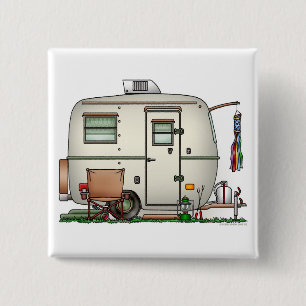 Chapa Cuadrada Remolque de cristal del viaje del campista del