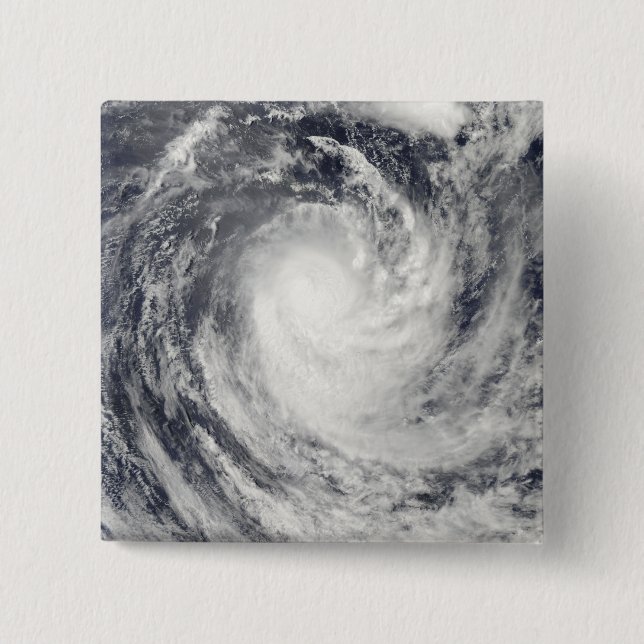 Chapa Cuadrada Rene ciclón sobre el Océano Pacífico Sur (Anverso)