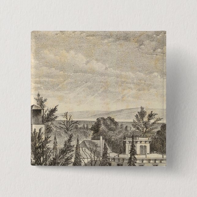 Chapa Cuadrada René de Lewelling, granja (Anverso)