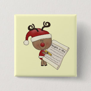 Chapa Cuadrada Reno de Rudy travieso o NIC