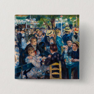 Chapa Cuadrada Renoir - Baile en Le Moulin de la Galette