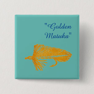Chapa Cuadrada Rentabilidad de Matuka dorada para la pesca con mo