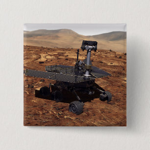 Chapa Cuadrada Representación de Mars Rover 2