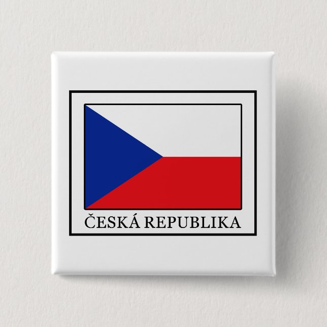 Chapa Cuadrada República Ceska (Anverso)