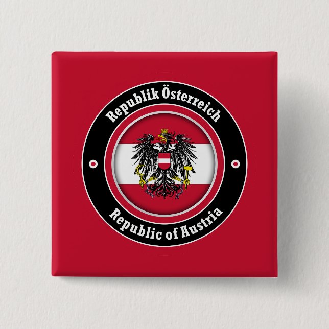 Chapa Cuadrada República de Austria (Anverso)