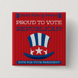 Chapa Cuadrada Republicano