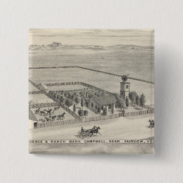 Chapa Cuadrada Res de Fairview, ranchos (Anverso)