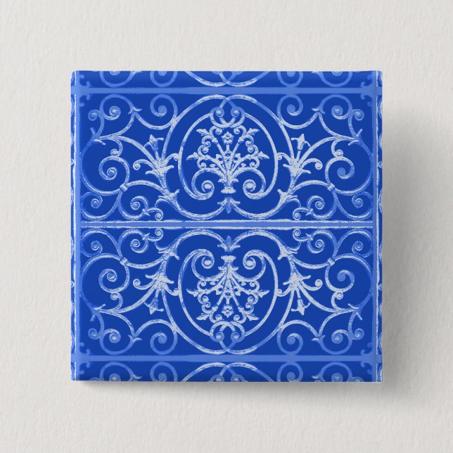 Chapa Cuadrada Resaltar hierro (Anverso)