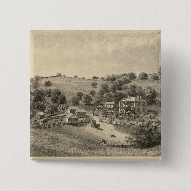 Chapa Cuadrada Residencia de Fauver (Anverso)