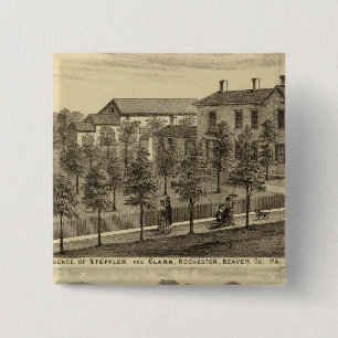 Chapa Cuadrada Residencia de Steffler y Clark, Rochester