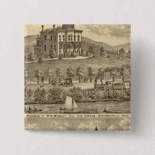 Chapa Cuadrada Residencia de WH Mooney
