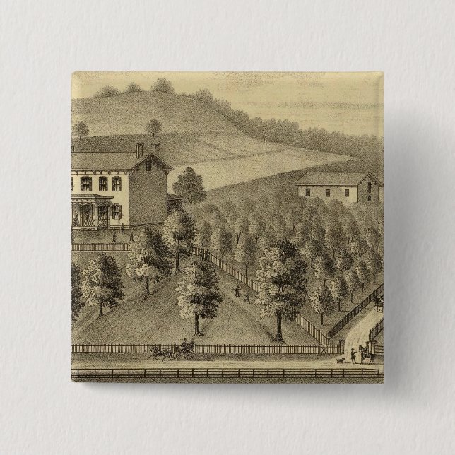 Chapa Cuadrada Residencia de William Schrader (Anverso)