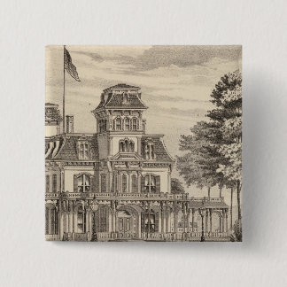 Chapa Cuadrada Residencia del General HH Baxter en Rutland Vermon