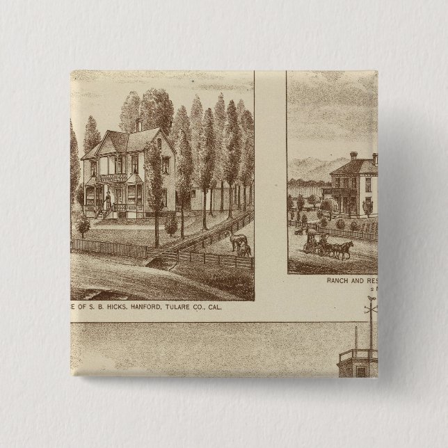 Chapa Cuadrada Residencia Madden, Water Works (Anverso)