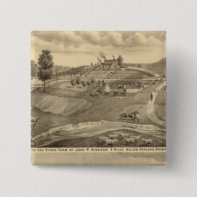 Chapa Cuadrada Residencia y granja (Anverso)