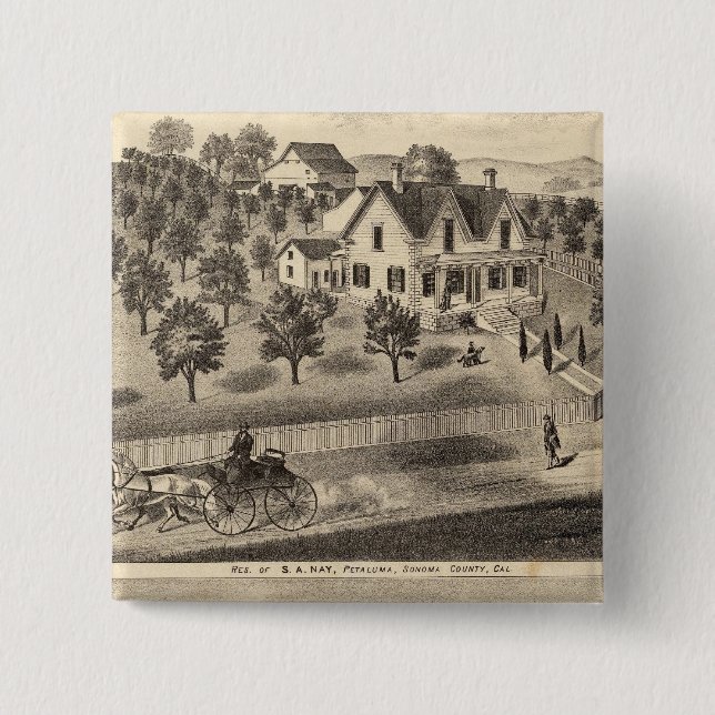 Chapa Cuadrada Residencias de SA Nay y DM Winans (Anverso)