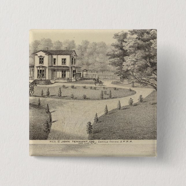 Chapa Cuadrada Residencias de Weldon (Anverso)