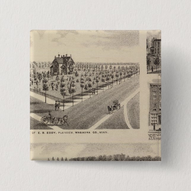 Chapa Cuadrada Residencias, Granja, Minnesota (Anverso)