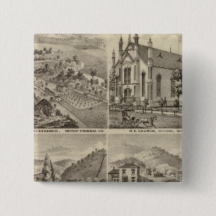 Chapa Cuadrada Residencias, granjas, cervecería y establos, Minn