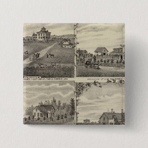 Chapa Cuadrada Residencias, granjas, molino en Litchfield, Minnes