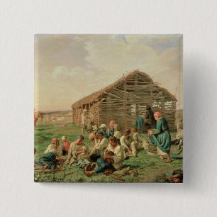 Chapa Cuadrada Resto durante hacer heno, 1861