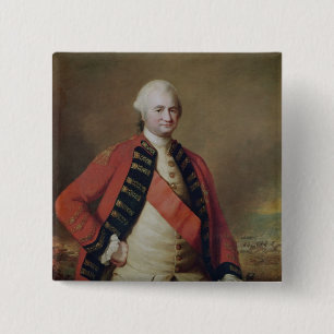 Chapa Cuadrada Retrato de 1r barón Clive, 1773 de Roberto Clive