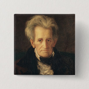 Chapa Cuadrada Retrato de Andrew Jackson