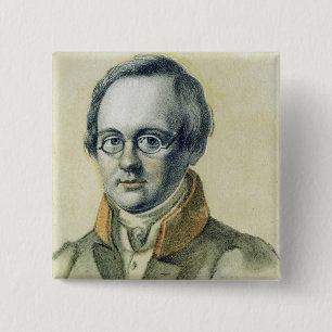 Chapa Cuadrada Retrato de Antón A. Delvig, 1830