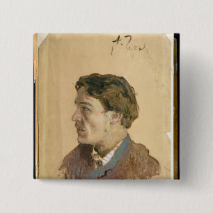 Chapa Cuadrada Retrato de Antón Chekhov