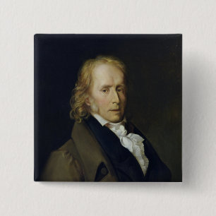 Chapa Cuadrada Retrato de Benjamin Constant de Rebecque