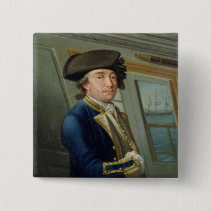 Chapa Cuadrada Retrato de capitán Guillermo Locker (1731-1800)