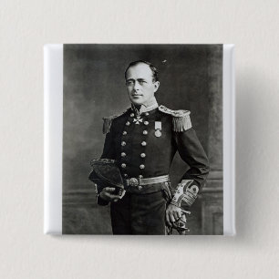 Chapa Cuadrada Retrato de capitán Roberto Falcon Scott