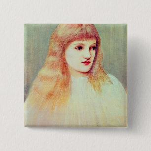 Chapa Cuadrada Retrato de Cecily Horner, 1895