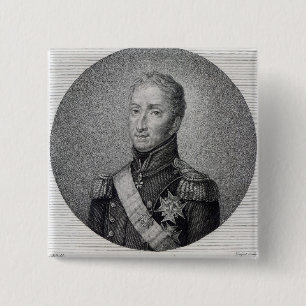 Chapa Cuadrada Retrato de Charles de Francia